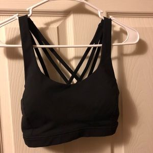 Black Lululemon Bra Size 6